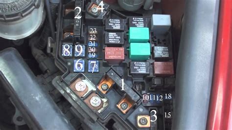 Where are the fuse boxes and relay located 1. . Honda civic 2006 ac fuse